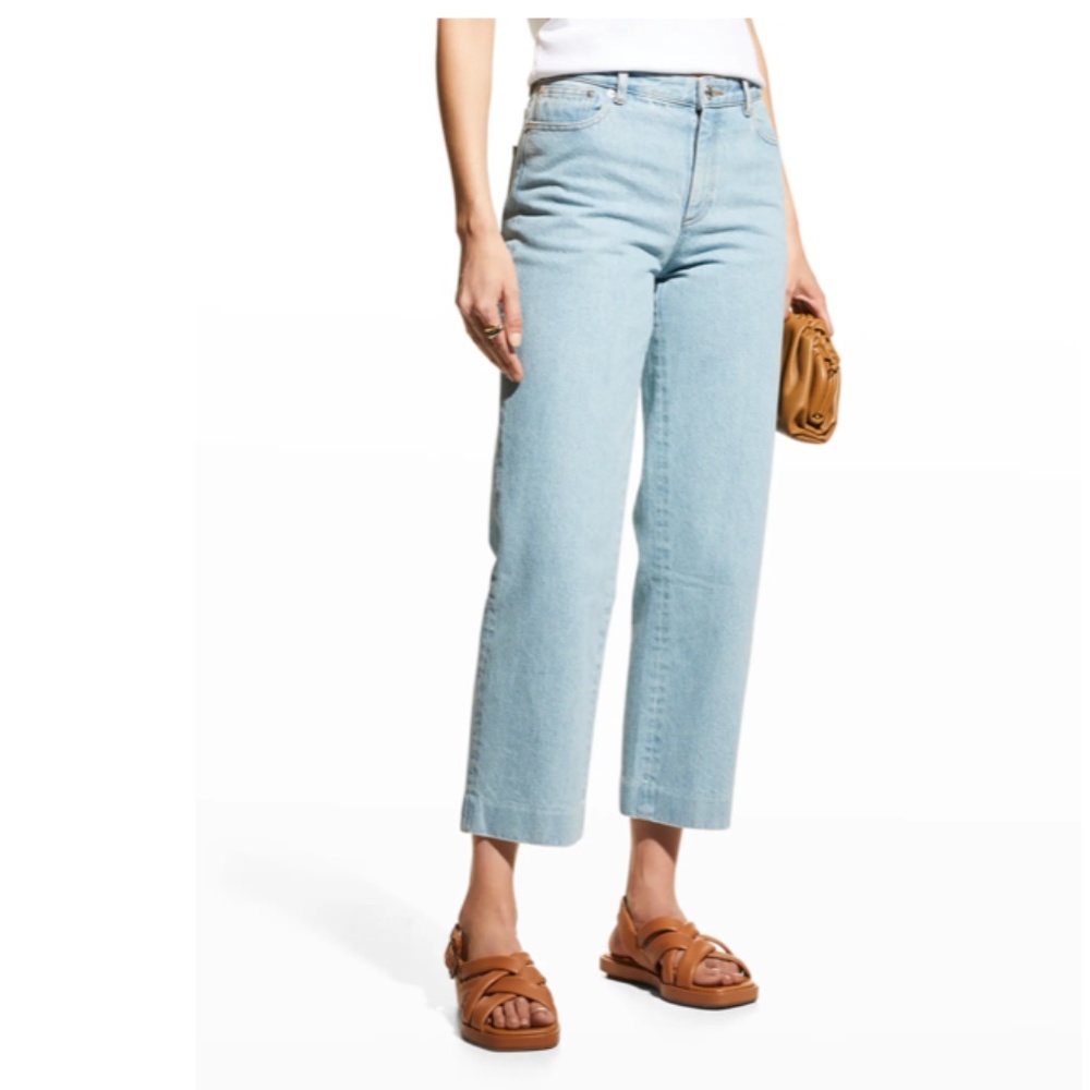 NWT $265 A.P.C. New Sailor Crop 100% Cotton Jeans in size 30!